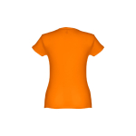 Günstiges tailliertes Damen-T-Shirt aus Baumwolle, 150 g/m2, THC Sofia farbe orange dritte Ansicht