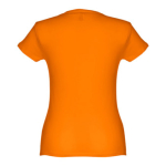 Günstiges tailliertes Damen-T-Shirt aus Baumwolle, 150 g/m2, THC Sofia farbe orange