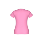 Günstiges tailliertes Damen-T-Shirt aus Baumwolle, 150 g/m2, THC Sofia farbe rosa dritte Ansicht