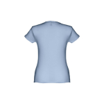 Günstiges tailliertes Damen-T-Shirt aus Baumwolle, 150 g/m2, THC Sofia farbe hellblau dritte Ansicht