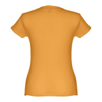 Günstiges tailliertes Damen-T-Shirt aus Baumwolle, 150 g/m2, THC Sofia farbe dunkelgelb