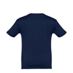 Günstiges Kinder-T-Shirt bedrucken aus Baumwolle, 150 g/m2, THC Quito farbe blau