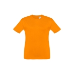 Günstiges Kinder-T-Shirt bedrucken aus Baumwolle, 150 g/m2, THC Quito farbe orange zweite Ansicht