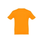 Günstiges Kinder-T-Shirt bedrucken aus Baumwolle, 150 g/m2, THC Quito farbe orange dritte Ansicht