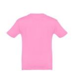 Günstiges Kinder-T-Shirt bedrucken aus Baumwolle, 150 g/m2, THC Quito farbe rosa