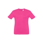 Günstiges Kinder-T-Shirt bedrucken aus Baumwolle, 150 g/m2, THC Quito farbe pink zweite Ansicht