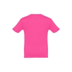 Günstiges Kinder-T-Shirt bedrucken aus Baumwolle, 150 g/m2, THC Quito farbe pink dritte Ansicht