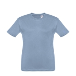 Günstiges Kinder-T-Shirt bedrucken aus Baumwolle, 150 g/m2, THC Quito farbe hellblau