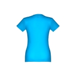 Tailliertes Damen-T-Shirt aus Baumwolle, 190 g/m2, THC Ankara farbe cyan-blau dritte Ansicht