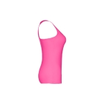 Günstiges ärmelloses Damen-T-Shirt aus Baumwolle, 160 g/m2, THC Tirana farbe pink vierte Ansicht