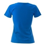 Damen-T-Shirts mit Logo aus Baumwolle, 150 g/m2, Keya farbe blau