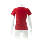 Damen-T-Shirts mit Logo aus Baumwolle, 150 g/m2, Keya farbe rot vierte Ansicht