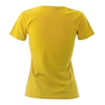 Damen-T-Shirts mit Logo aus Baumwolle, 150 g/m2, Keya farbe gelb