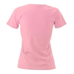 Damen-T-Shirts mit Logo aus Baumwolle, 150 g/m2, Keya farbe rosa