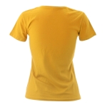 Damen-T-Shirts mit Logo aus Baumwolle, 150 g/m2, Keya farbe gold