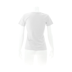 Damen-T-Shirts mit Logo aus Baumwolle, 150 g/m2, Keya vierte Ansicht