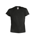 Sehr preiswertes Kinder-T-Shirt aus Baumwolle, 135 g/m2 farbe schwarz