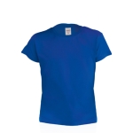 Sehr preiswertes Kinder-T-Shirt aus Baumwolle, 135 g/m2 farbe blau