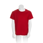 Sehr preiswertes Kinder-T-Shirt aus Baumwolle, 135 g/m2 farbe rot dritte Ansicht