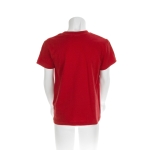 Sehr preiswertes Kinder-T-Shirt aus Baumwolle, 135 g/m2 farbe rot vierte Ansicht