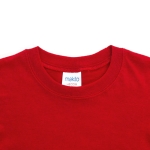 Sehr preiswertes Kinder-T-Shirt aus Baumwolle, 135 g/m2 farbe rot fünfte Ansicht