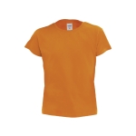 Sehr preiswertes Kinder-T-Shirt aus Baumwolle, 135 g/m2 farbe orange erste Ansicht