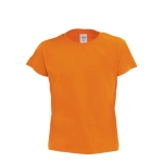 Sehr preiswertes Kinder-T-Shirt aus Baumwolle, 135 g/m2 farbe orange