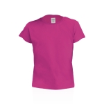 Sehr preiswertes Kinder-T-Shirt aus Baumwolle, 135 g/m2 farbe rosa erste Ansicht