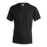 Kurzarm-T-Shirts als Werbegeschenk aus Baumwolle, 180 g/m2, Keya farbe schwarz