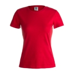 T-Shirts als Werbemittel für Damen aus 100 % Baumwolle, 180 g/m2, Keya farbe rot