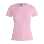 T-Shirts als Werbemittel für Damen aus 100 % Baumwolle, 180 g/m2, Keya farbe rosa