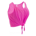 Damen-Tanktop mit Logo bedrucken aus Polyester, 130 g/m2 farbe neonpink