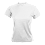 Sport-T-Shirts aus Polyester in vielen Farben, 135 g/m2 farbe weiß