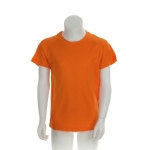 Atmungsaktives Sport-T-Shirts für Kinder, 135 g/m2, MKT farbe orange dritte Ansicht