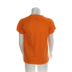 Atmungsaktives Sport-T-Shirts für Kinder, 135 g/m2, MKT farbe orange vierte Ansicht