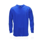 Langärmeliges Laufshirt aus Polyester, 135 g/m2, MKT Maik farbe blau erste Ansicht