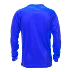 Langärmeliges Laufshirt aus Polyester, 135 g/m2, MKT Maik farbe blau