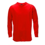 Langärmeliges Laufshirt aus Polyester, 135 g/m2, MKT Maik farbe rot