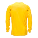 Langärmeliges Laufshirt aus Polyester, 135 g/m2, MKT Maik farbe gelb