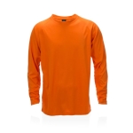 Langärmeliges Laufshirt aus Polyester, 135 g/m2, MKT Maik farbe orange erste Ansicht