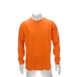 Langärmeliges Laufshirt aus Polyester, 135 g/m2, MKT Maik farbe orange dritte Ansicht