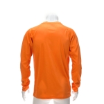 Langärmeliges Laufshirt aus Polyester, 135 g/m2, MKT Maik farbe orange vierte Ansicht