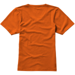 T-Shirts für Damen mit Logo aus Bio-Baumwolle, 200 g/m2, Elevate NXT farbe orange