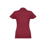 Damen-Poloshirt aus Baumwolle in vielen Farben, 195 g/m2, THC Eve farbe bordeaux dritte Ansicht