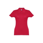 Damen-Poloshirt aus Baumwolle in vielen Farben, 195 g/m2, THC Eve farbe rot zweite Ansicht