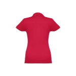 Damen-Poloshirt aus Baumwolle in vielen Farben, 195 g/m2, THC Eve farbe rot dritte Ansicht