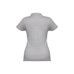 Damen-Poloshirt aus Baumwolle in vielen Farben, 195 g/m2, THC Eve farbe grau dritte Ansicht