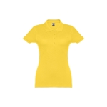 Damen-Poloshirt aus Baumwolle in vielen Farben, 195 g/m2, THC Eve farbe gelb zweite Ansicht