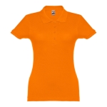 Damen-Poloshirt aus Baumwolle in vielen Farben, 195 g/m2, THC Eve farbe orange