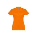 Damen-Poloshirt aus Baumwolle in vielen Farben, 195 g/m2, THC Eve farbe orange zweite Ansicht